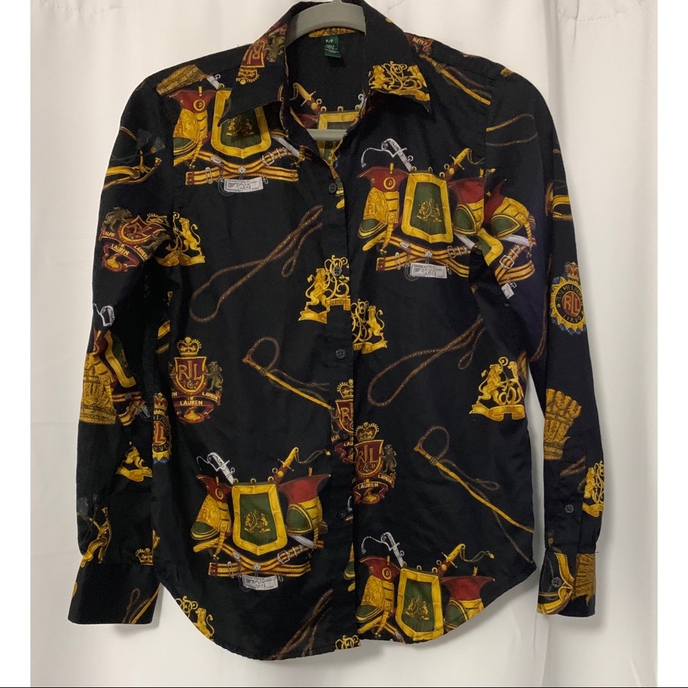 Lauren Ralph Lauren Petite Equestrian Button Down